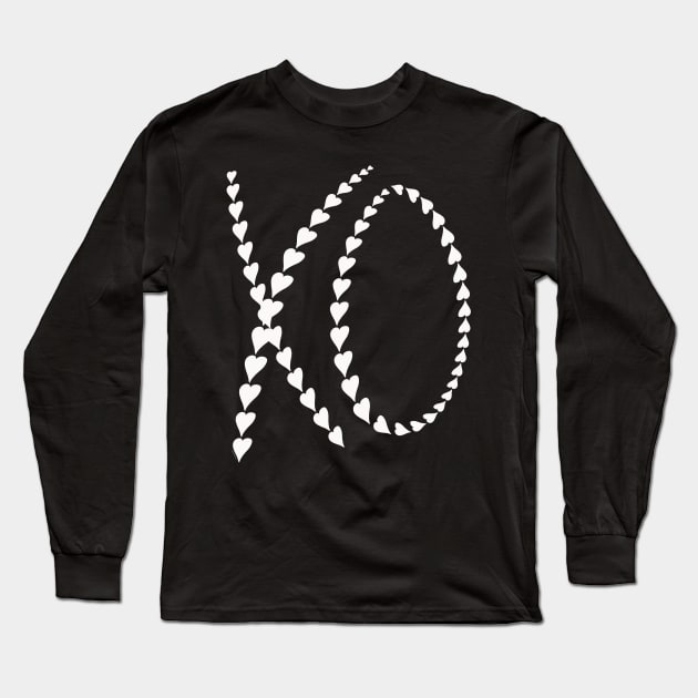 XO Valentines Day Hugs and Kisses I Love You Long Sleeve T-Shirt by DoubleBrush